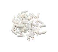 Gettimore Shutter Latch 40 Pack - White Plastic Blind Repair Tool for Venetian Blinds, 078 x 031 Inch Replacement Fixings, for Durable Home Maintenance Set