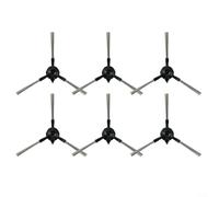 Gettimore Side Brush C108 for XIAOMI for MIJIA E5 Robot Vacuum for Wet Dry Anti Hair Wrap Cordless Household Vacuum Cleaner Washable Reusable(6PCS)