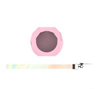 Gettimore Silicone Case for Takara-Tomy Punyurunzu Punisutaru Virtual Pet Machine, Soft Grip Protective Shell with Lanyard, Night Blue(Pink)