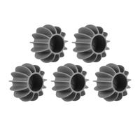 Gettimore Silicone Laundry Balls for Washing Machine, 5 Pack - Stain Removal & Tangle Prevention, Reusable Cleaning Pods Compatible with Drum, Wave, and Automatic Washers, Gray/White