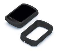 Gettimore Silicone Protective Case for Garmin Edge 540/840 Bike Computer with HD Film Soft Shockproof Cover Blue black