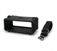 Gettimore Silicone Protective Cover for Marshall Emberton III Speaker, Lightweight Case with Shoulder Strap for Portability(Is black)