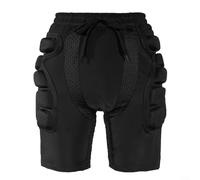 Gettimore Skiing Hip Guard Shorts with Shock Absorbing EVA Foam Breathable Nylon Spandex Crash Pad for Adults Discreet Fit Under Snow Pants(XL)