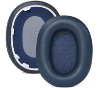 Gettimore Soft Protein Leather Ear Pads for Sony WH-1000XM5 Headphones Replacement Cushions High Density Foam Noise Reduction Comfort Fit Black(Blue 27B29)