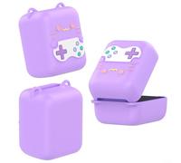 Gettimore Soft Silicone Case for Bitzee Pet Electronic Game, Anti-Drop Protective Cover with Precise Cutouts, Lightweight Shell for Children, Pink or Purple(purple)