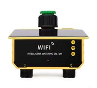 Gettimore Solar Irrigation Timer - Smart WiFi Water Sprinkler Timer Programmable Automatic Irrigation System for Garden Lawn(2 Outlets)