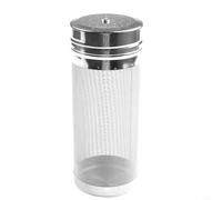 Gettimore Stainless Steel Hop Strainer 300 Mesh Beer Filter for Home Brewing Kettles 7x29cm(S)