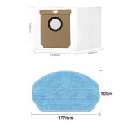 Gettimore Tefal Explorer Serie 20 RG6825 RG6871 RG6875 Right Left Wheel Set Replacement Compatible with Isweep X3 Robotic Vacuum Cleaner, Black