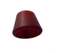 Gettimore Tennis Racket Grip Cap Butt Cover Shockproof Plastic End Protector for Most Racket Handles for Training Competition Practice Black(red)