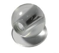 Gettimore Transparent Billiard Trainer Glass Ball with Base, Cue Stability Practice Snooker & 9-Ball (16mm/18mm)(ID 18mm)