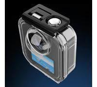 Gettimore Transparent Protective Case for GoPro Max 2, Tempered Glass and Stainless Steel Diving Housing, Shockproof Waterproof Shell for Outdoor Excursions, Size 10.8x8.2x5.7cm