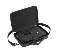 Gettimore Travel Carrying Case for Insta360 X5, PU Protective Bag for Basic Bundle Fast Charge Kit and 114cm Selfie Tripod, Black