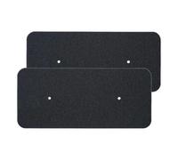 Gettimore Tumble Dryer Foam Filter 2-Pack, Washable Black Sponge Compatible with Candy, Hoover and Watt Models, Fits Heat Exchanger for Fluff Filtration, Easy Installation Replacement Part Size 275 x