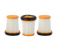 Gettimore Washable Filter 3-Pack for Shark WV200EU WV251EU Handheld Vacuums Reusable High-Efficiency Filtration for Pet Dander and Fine Dust