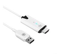 Gettimore Wireless Kit 1080P 60Hz, Transmitter and Receiver with 165ft Range, Easy Setup Video Extender for Connecting Laptop PC to Monitor(The same screen)