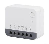 Gettimore ZBMINIR2 for mini for zigbee Smart Switch Hub 10A 120V Wall Piercing Repeater for External Rocker Door Switches Works with for alexa for ewelink