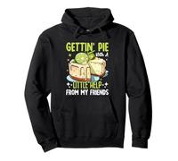 Gettin’ Pie With a Little Help from My Friends Key Lime Pie Pullover Hoodie