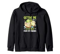 Gettin’ Pie With a Little Help from My Friends Key Lime Pie Zip Hoodie