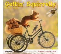 Gettin' Squirrelly 2026 7" x 7" Mini Wall Calendar