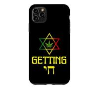 Getting Chai High Weed Jewish Stoner Star Of David Canna ase for iPhone 11 Pro Max