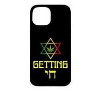 Getting Chai High Weed Jewish Stoner Star Of David Canna ase for iPhone 15