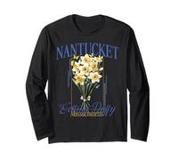 Getting Daffy Nantucket Daffodil Flower Florals Fest Long Sleeve T-Shirt