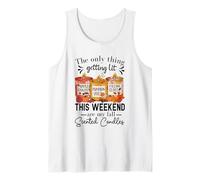 Getting Lit Scented Candles Fall Thanksgiving Cozy Design Tank Top