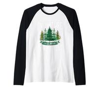 Getting Lost Nature Secret Talent Hiking Camper Camping Raglan Baseball Tee
