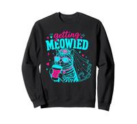 Getting Meowied Cat Bride Marriage Sweatshirt