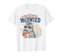 Getting Meowied Cat Bride Wife Value Graphic T-Shirt