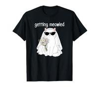 Getting Meowied Cat Theme Bachelorette Value Graphic T-Shirt