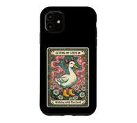 Getting My Steps In Walking with The Lord Duck Case for iPhone 11