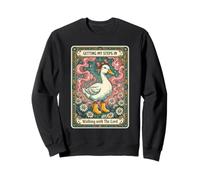 Getting My Steps In Walking with The Lord Duck Sweatshirt