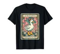 Getting My Steps in Walking with The Lord Duck T-Shirt