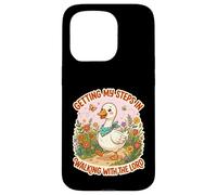 Getting My Steps in Walking with The Lord Goose Case for iPhone 15 Pro