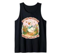 Getting My Steps in Walking with The Lord Goose Tank Top