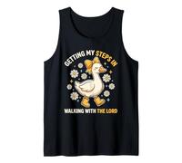 Getting My Steps in Walking with The Lord Goose Tank Top