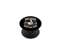 Getting My Steps In Walking With The Lord PopSockets Adhesive PopGrip