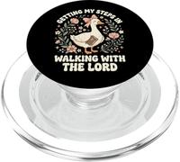Getting My Steps In Walking With The Lord PopSockets PopGrip for MagSafe