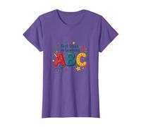 Getting Started in Learning ABC T-Shirt, Women, Purple Heather, Small