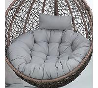Gettop Egg Chair Cushion | Thicken Round Hanging Hammock Chair Cushion | Washable Chair Cushions Only | Outdoor Cushion Replacement for Hanging Egg Chair Swing | (Diameter: 105cm/ 41inch)