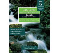Getty-Dubay Italic Handwriting Series Book G