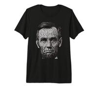 Gettysburg Address Abraham Lincoln Portrait | USA History Premium T-Shirt