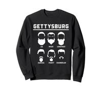 Gettysburg Generals Civil War Leaders Historic Portraits Art Sweatshirt