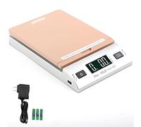 Getue Acteck A-CK65GS 65LBx0.1OZ Digital Shipping Postal Scale with Batteries and AC Adapter, Gold Silver