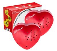 Getue EZSound Voice Recorder for Stuffed Animal | 2 Pack - 30 Seconds Push Button Sound Recorder | Create Heartbeat Bear for Newborn | Personal Voice Message Recordable Sound Module for Toys (Red)