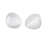 getuse 2 Pieces Bra Pad Inserts - Lightweight Sponge Padding for Sports and Swimsuits, Comfortable Chest Inserts for Women, White