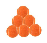 getuse 6 Tennis Balls for Beginner Training 2.52 Inch Diameter Practice Balls for Racquet Sports and Dog Play- Orange