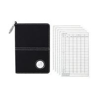 getuse Compact Scorebook with Point Cards for Outdoor Sports,black