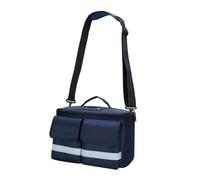 getuse Empty First Aid Bag Organizer with Multiple Compartments, Water Resistant Trauma Kit Case for Emergency Supplies, Travel, Hiking, Office, 12.60x7.48x7.09inch- Dark Blue